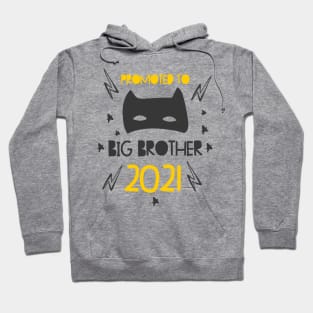 Promoted to Big brother superhero announcing pregnancy 2021 Hoodie